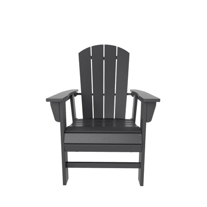 Ensemble de salle à manger d'extérieur Polytrends Laguna en PEHD, toutes saisons, avec table rectangulaire, fauteuils et banc (ensemble de 6 pièces)