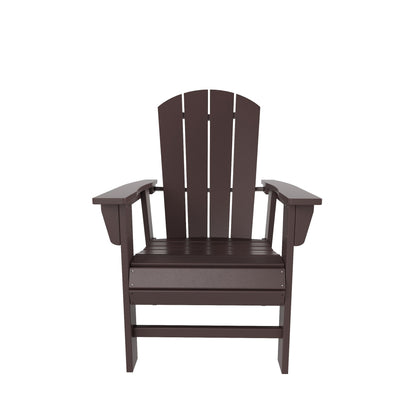 Ensemble de salle à manger d'extérieur Polytrends Laguna en PEHD, toutes saisons, avec table rectangulaire, fauteuils et banc (ensemble de 6 pièces)