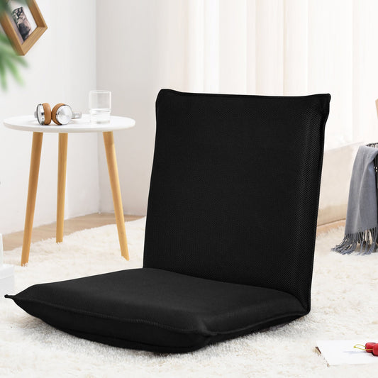 Chaise de sol réglable en maille, canapé de sol, chaise à 6 positions