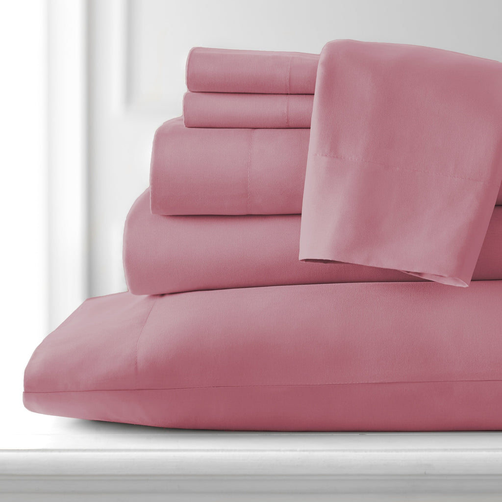 Ensemble de draps ultra-doux 7 pièces pour matelas ajustable Split King