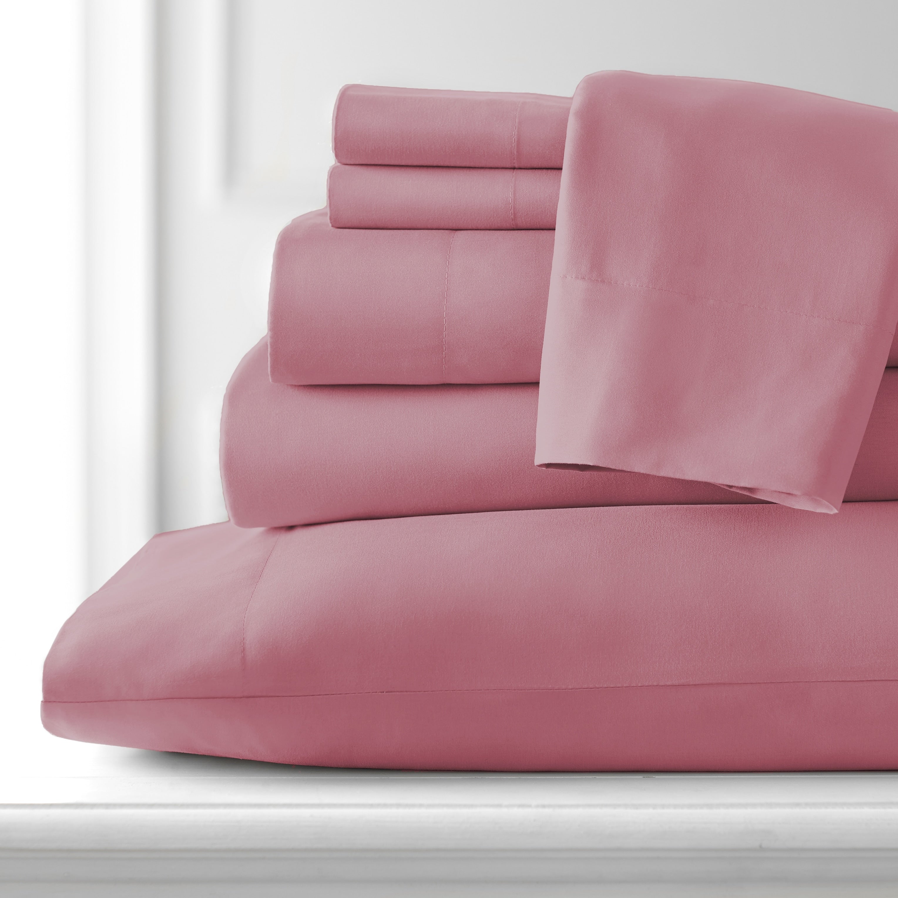 Ensemble de draps ultra-doux 7 pièces pour matelas ajustable Split King