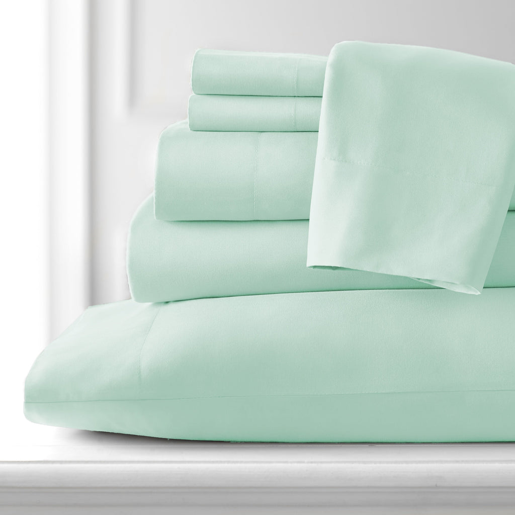 Ensemble de draps ultra-doux 7 pièces pour matelas ajustable Split King