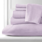 Ensemble de draps ultra-doux 7 pièces pour matelas ajustable Split King