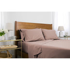 Ensemble de draps ultra-doux 7 pièces pour matelas ajustable Split King