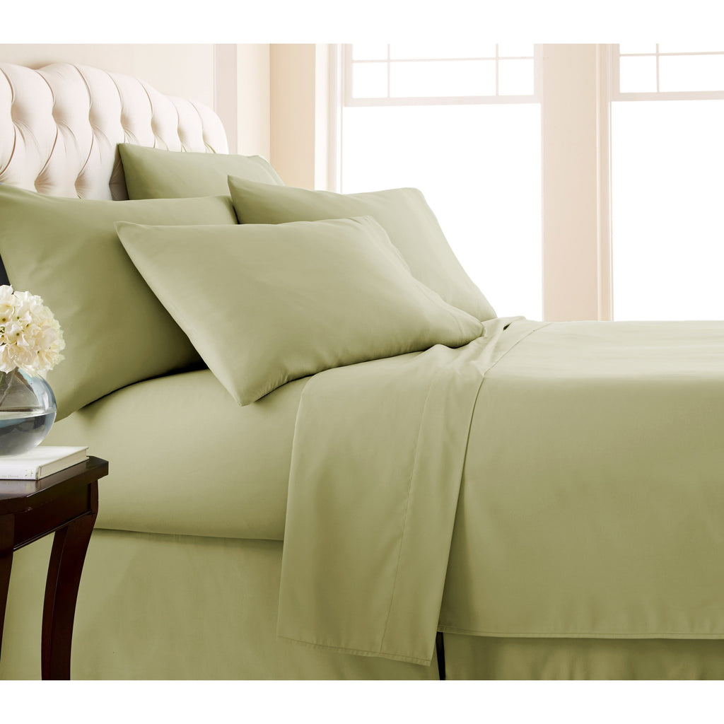 Ensemble de draps ultra-doux 7 pièces pour matelas ajustable Split King