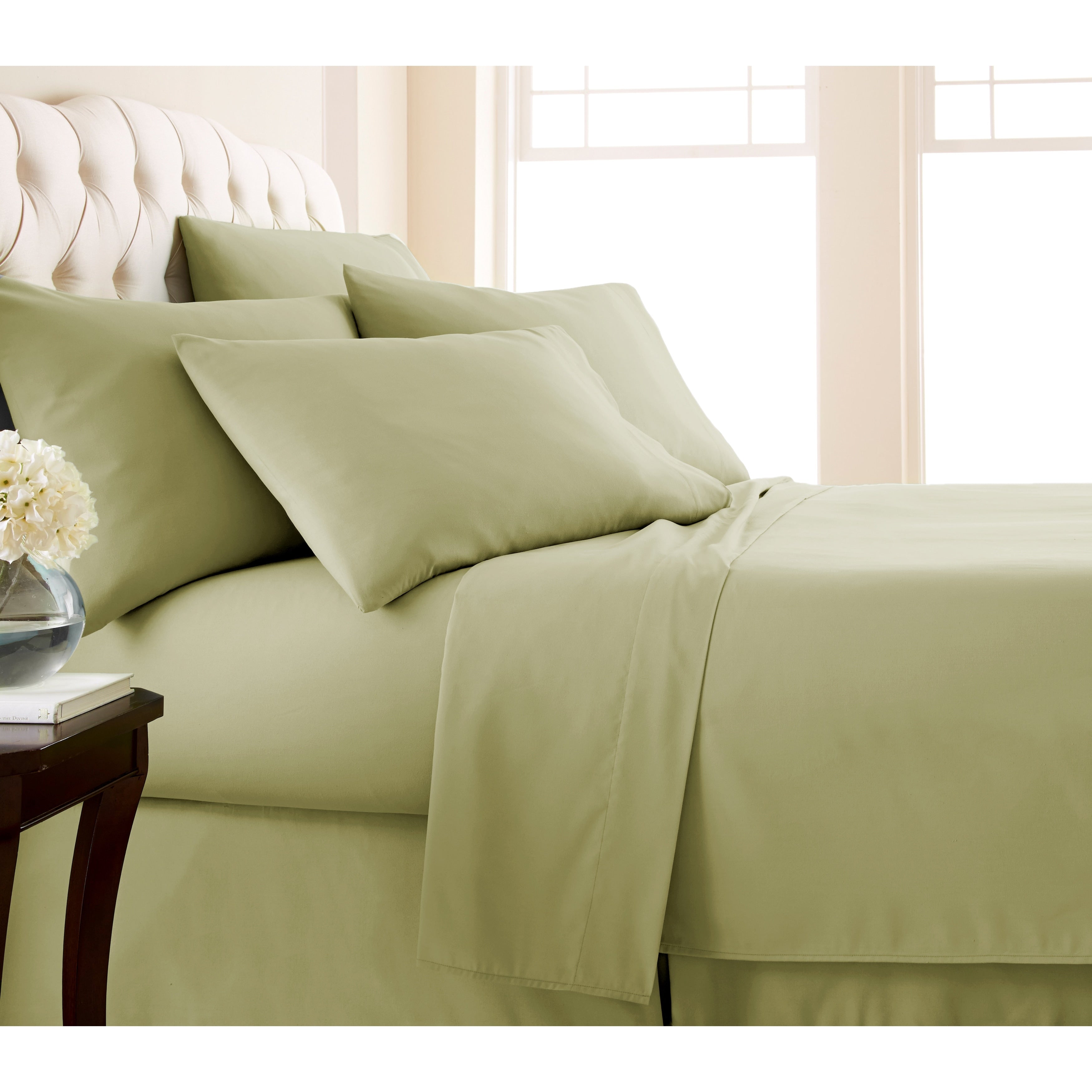 Ensemble de draps ultra-doux 7 pièces pour matelas ajustable Split King