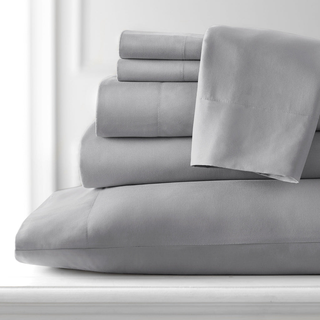 Ensemble de draps ultra-doux 7 pièces pour matelas ajustable Split King