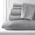 Ensemble de draps ultra-doux 7 pièces pour matelas ajustable Split King