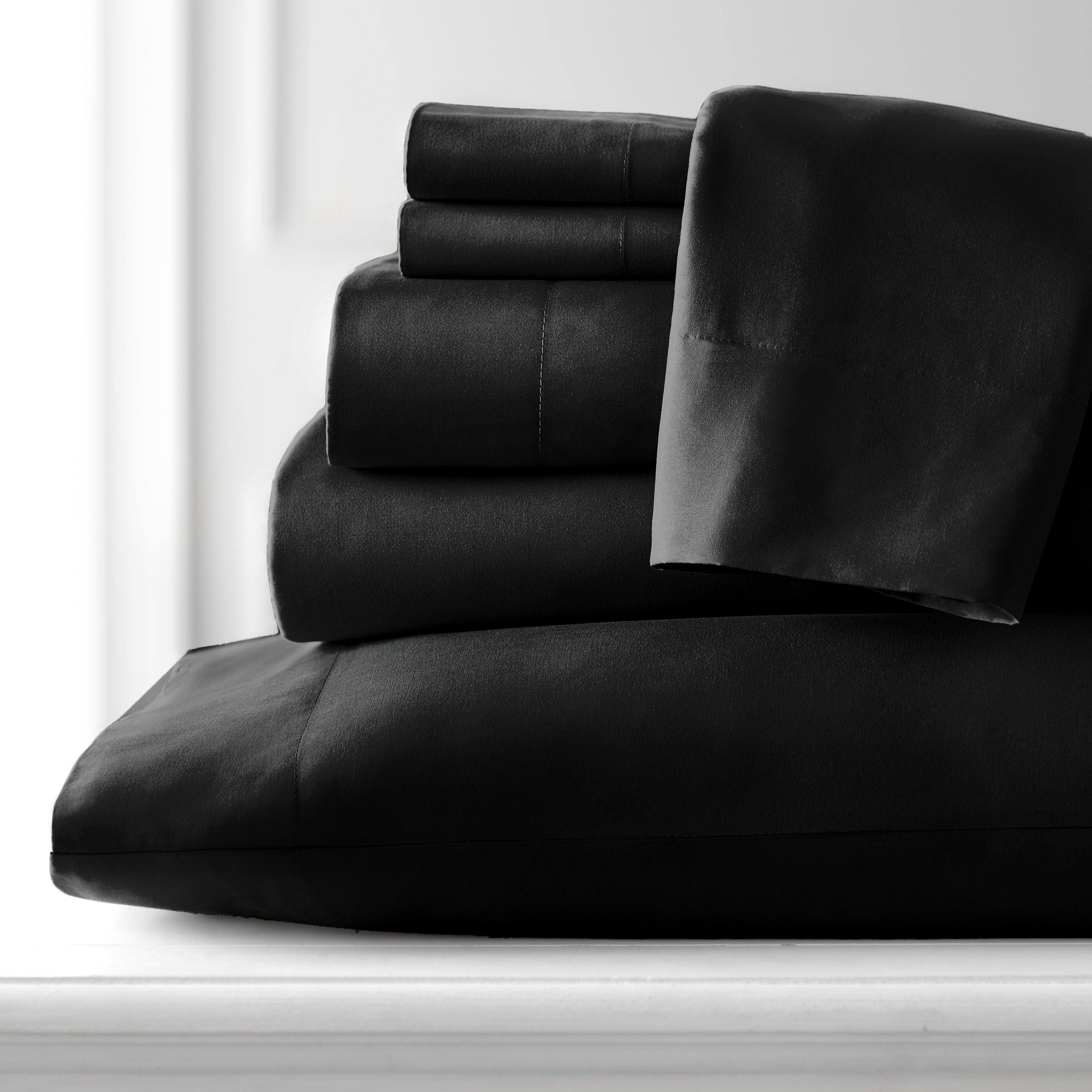 Ensemble de draps ultra-doux 7 pièces pour matelas ajustable Split King