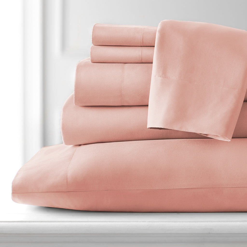 Ensemble de draps ultra-doux 7 pièces pour matelas ajustable Split King