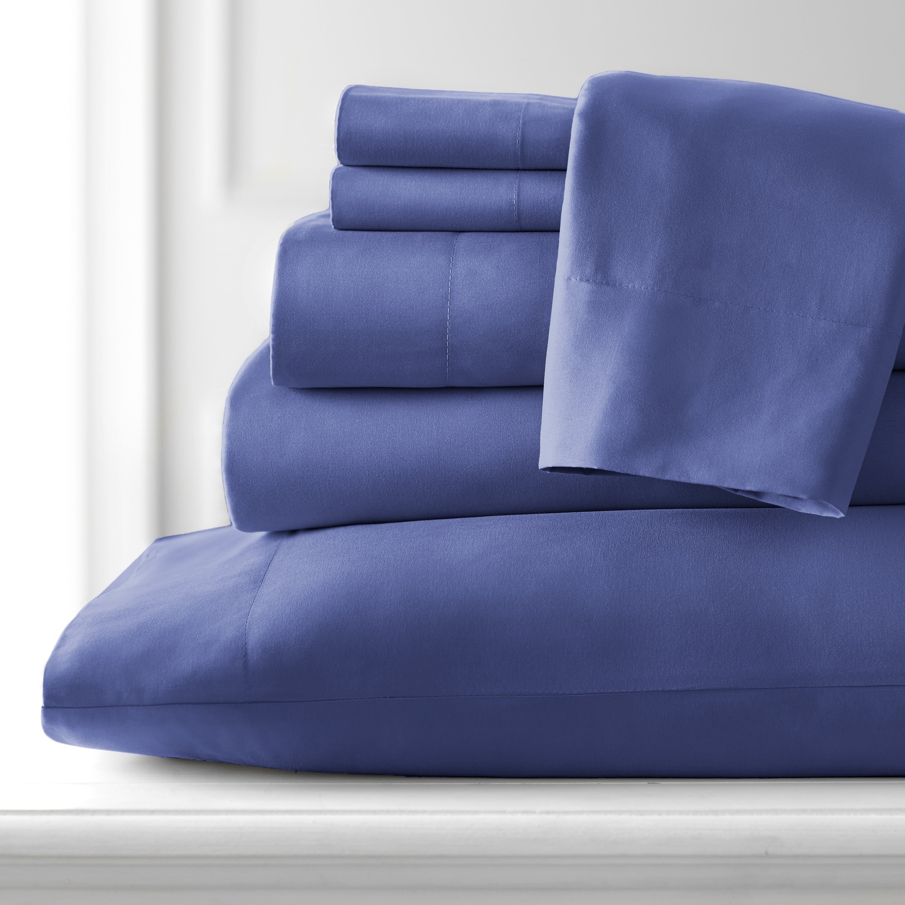 Ensemble de draps ultra-doux 7 pièces pour matelas ajustable Split King
