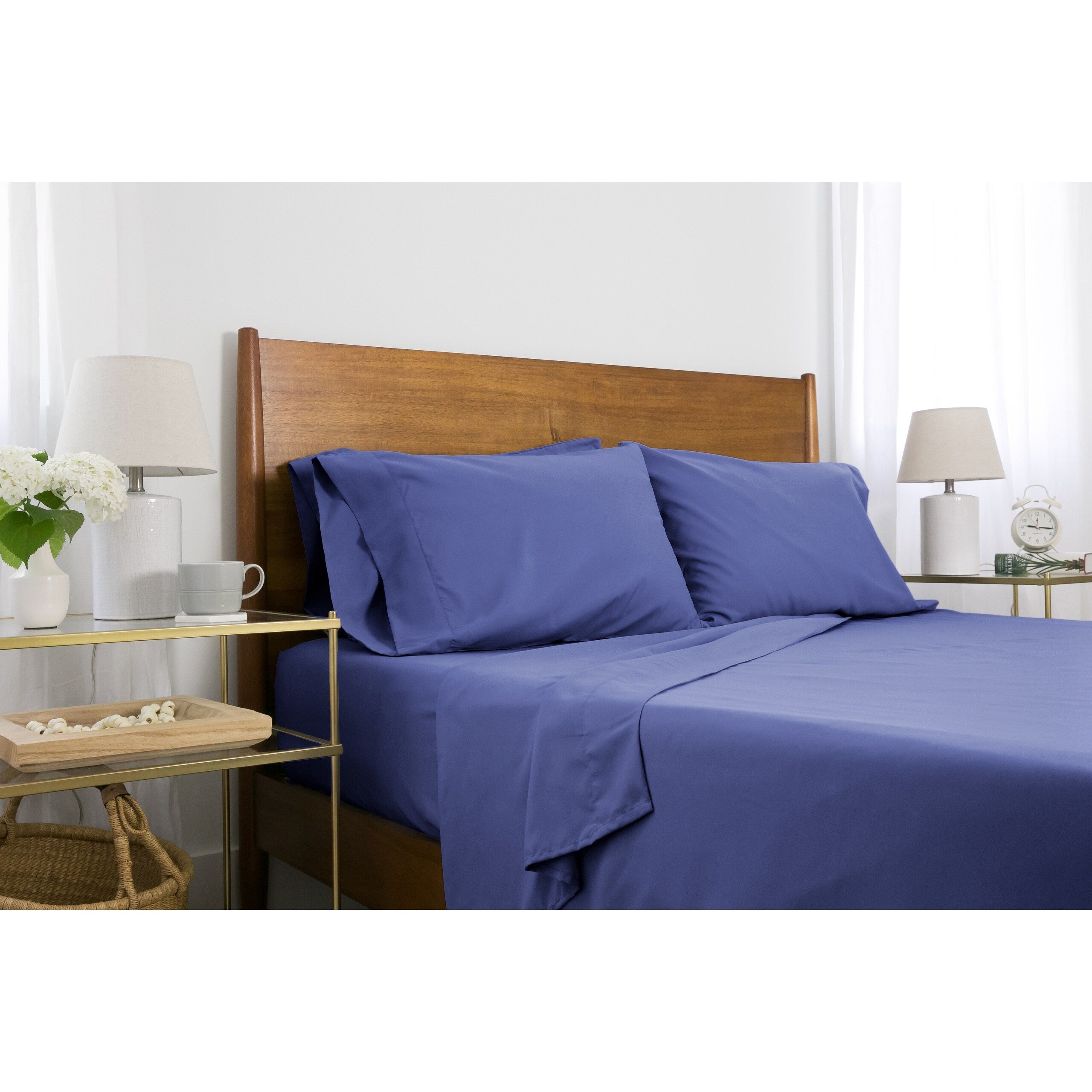 Ensemble de draps ultra-doux 7 pièces pour matelas ajustable Split King