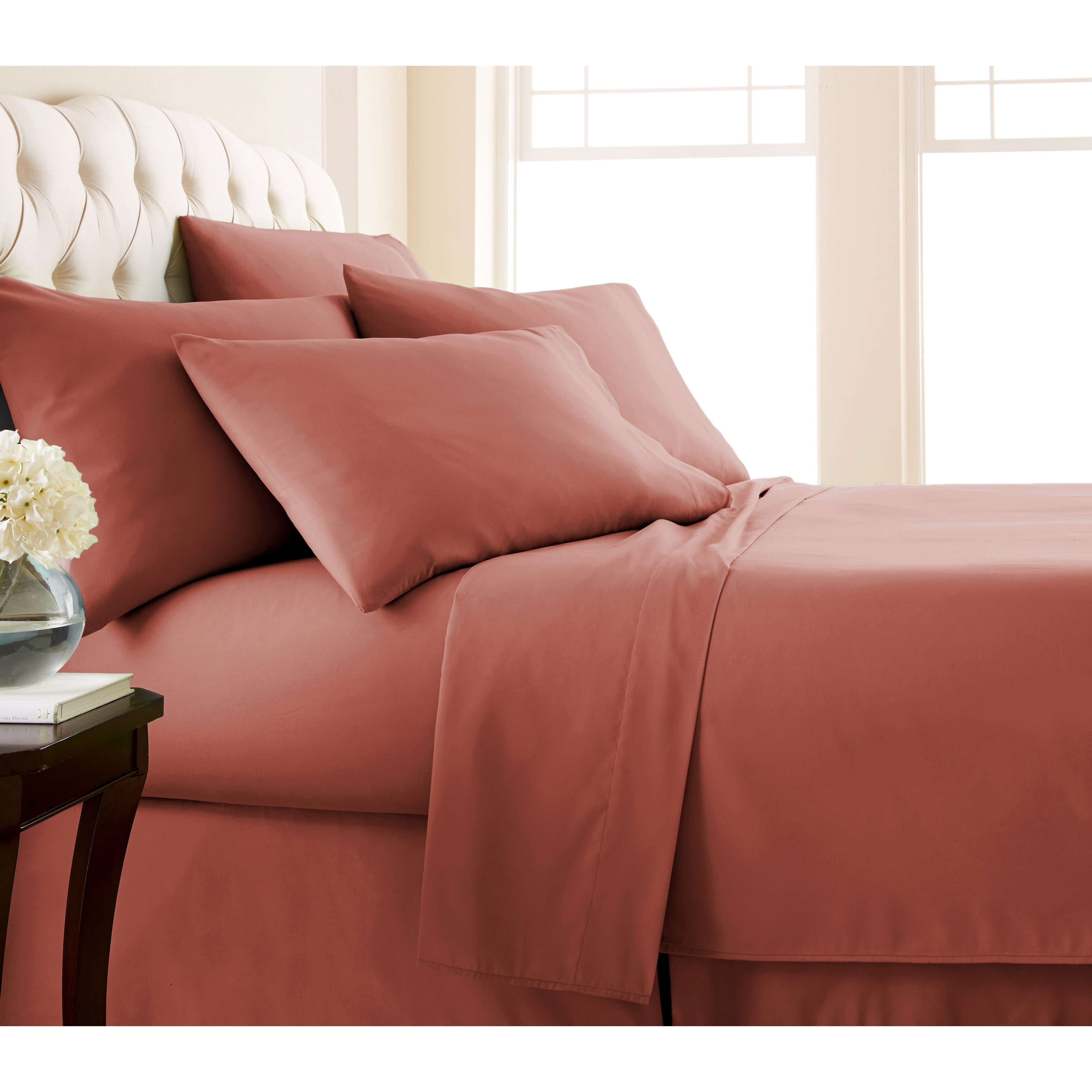 Ensemble de draps ultra-doux 7 pièces pour matelas ajustable Split King