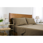 Ensemble de draps ultra-doux 7 pièces pour matelas ajustable Split King