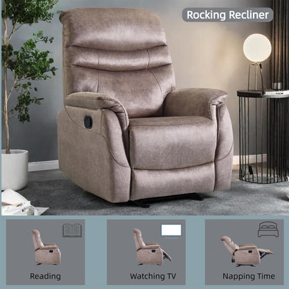 Fauteuil inclinable moderne réglable, canapé inclinable avec soutien lombaire, canapé confortable avec accoudoirs et dossier