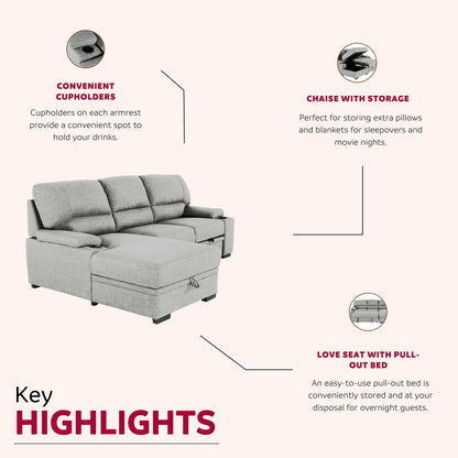 Canapé-lit convertible abordable : un meuble peu encombrant pour les petits espaces