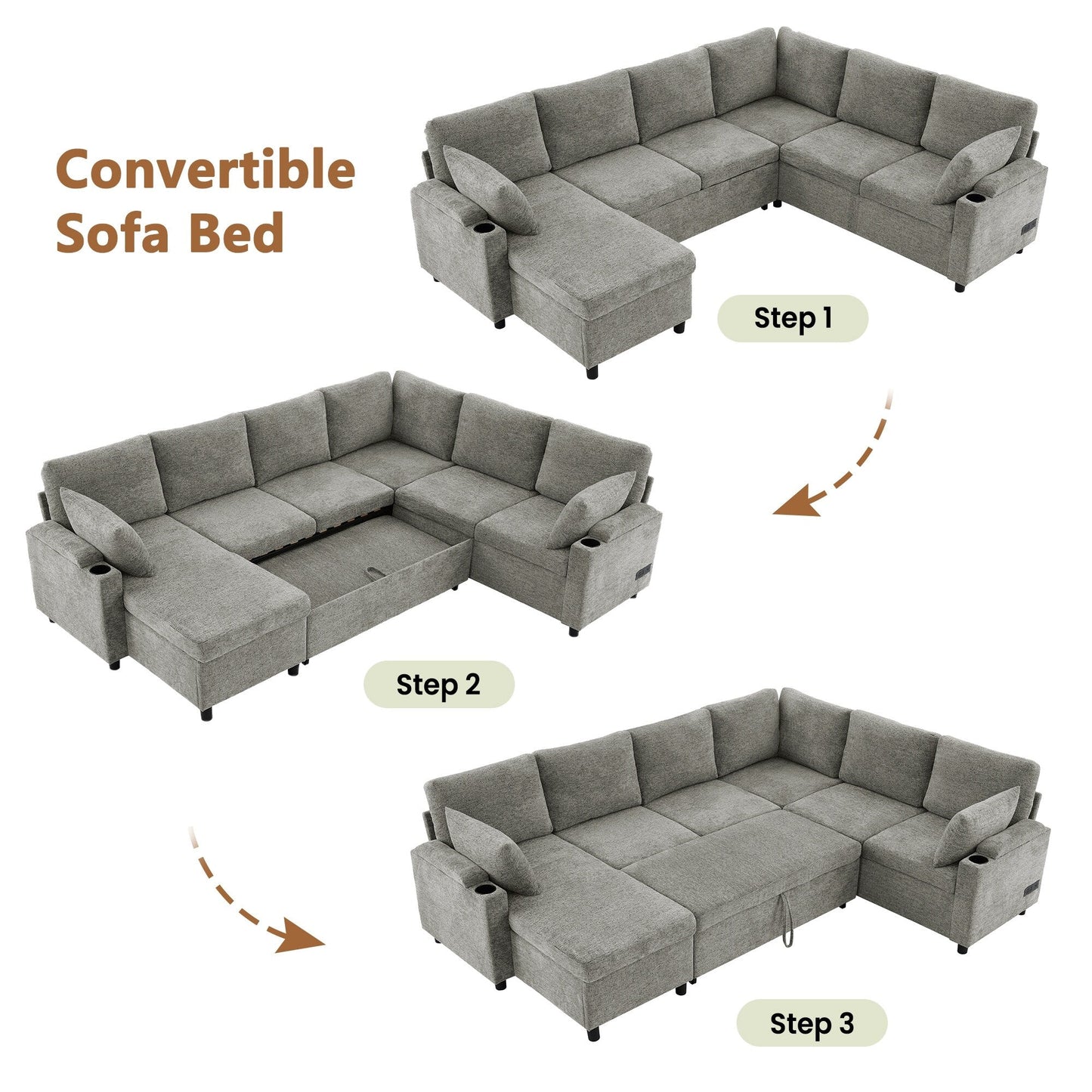 Canapé-lit convertible abordable : un meuble peu encombrant pour les petits espaces