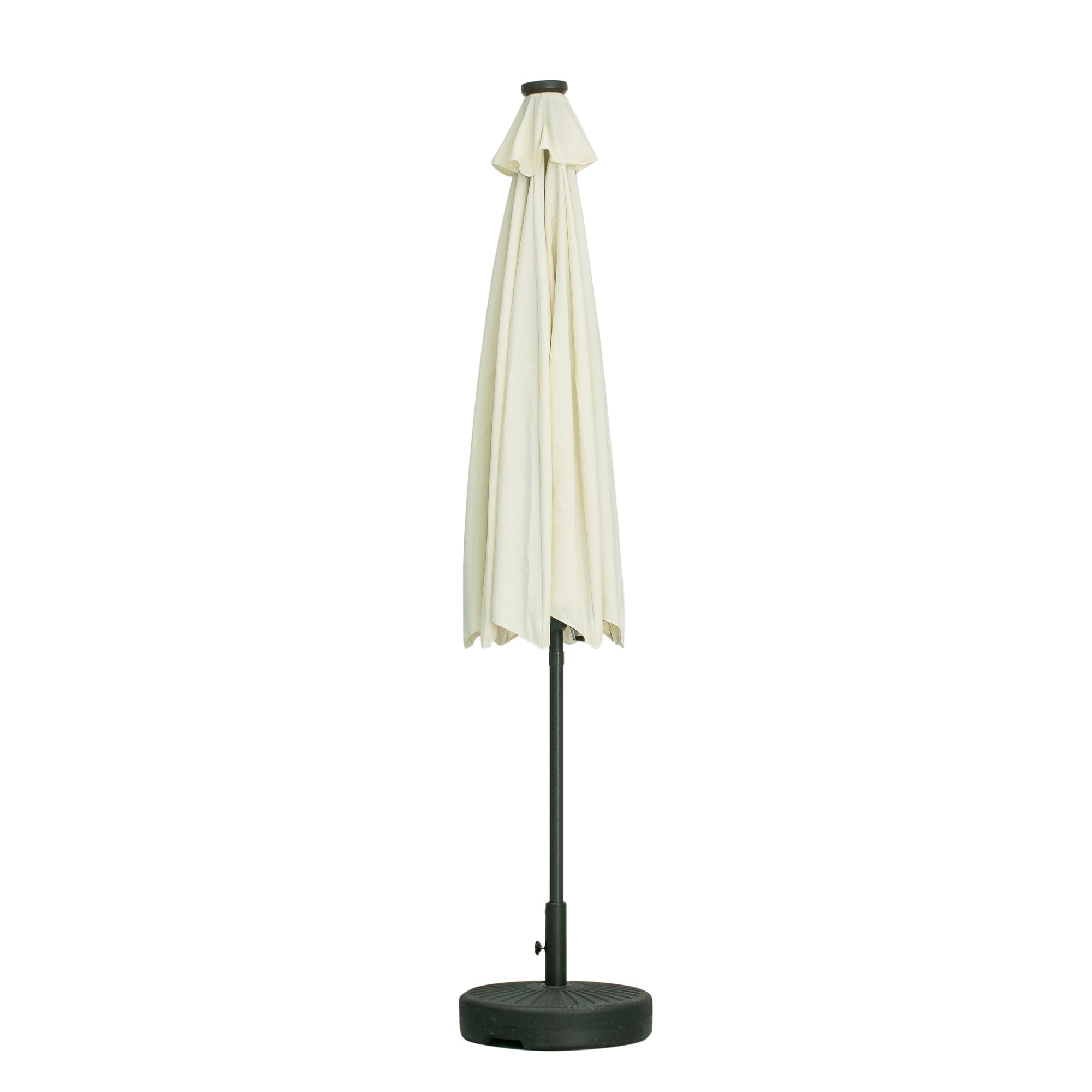 Ainfox 10ft Patio Umbrella with Lights Outdoor Solar Umbrella without Base