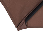 Parasol de terrasse Ainfox de 2,3 m, parasol d'extérieur inclinable multicolore sans base