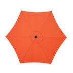 Parasol de terrasse Ainfox de 2,3 m, parasol d'extérieur inclinable multicolore sans base