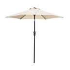 Parasol de terrasse Ainfox de 2,3 m, parasol d'extérieur inclinable multicolore sans base