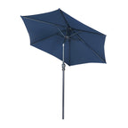 Parasol de terrasse Ainfox de 2,3 m, parasol d'extérieur inclinable multicolore sans base