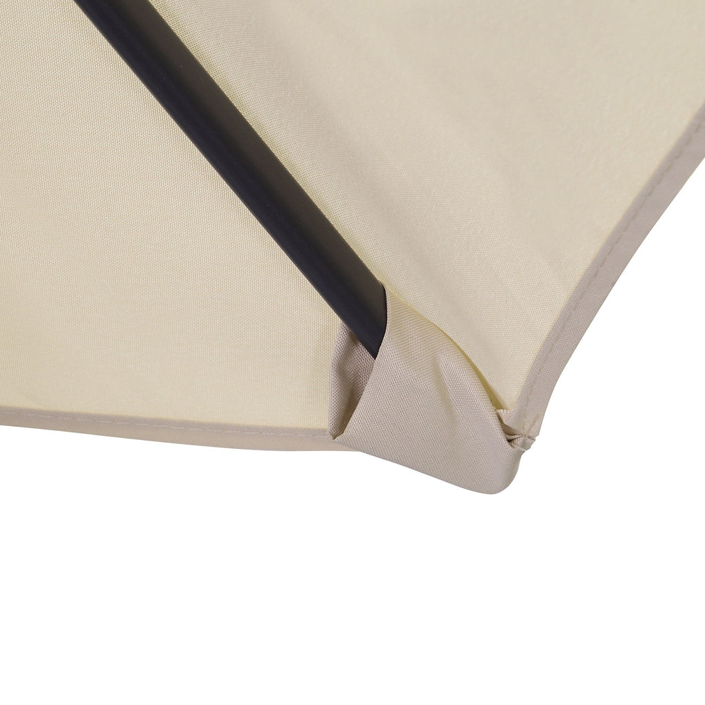 Parasol de terrasse Ainfox de 2,3 m, parasol d'extérieur inclinable multicolore sans base