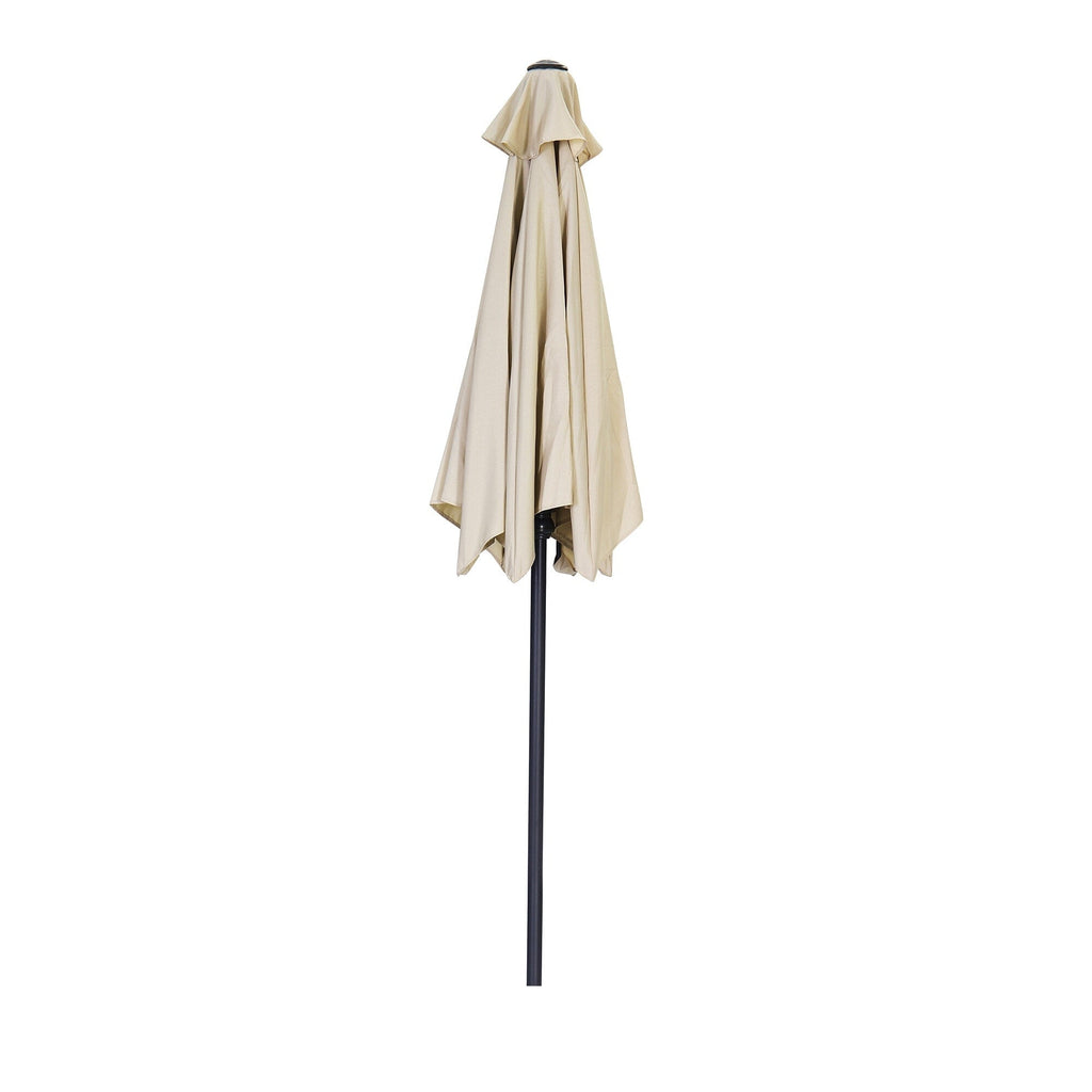 Parasol de terrasse Ainfox de 2,3 m, parasol d'extérieur inclinable multicolore sans base