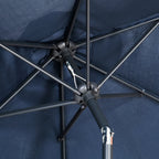 Parasol de terrasse Ainfox de 2,3 m, parasol d'extérieur inclinable multicolore sans base