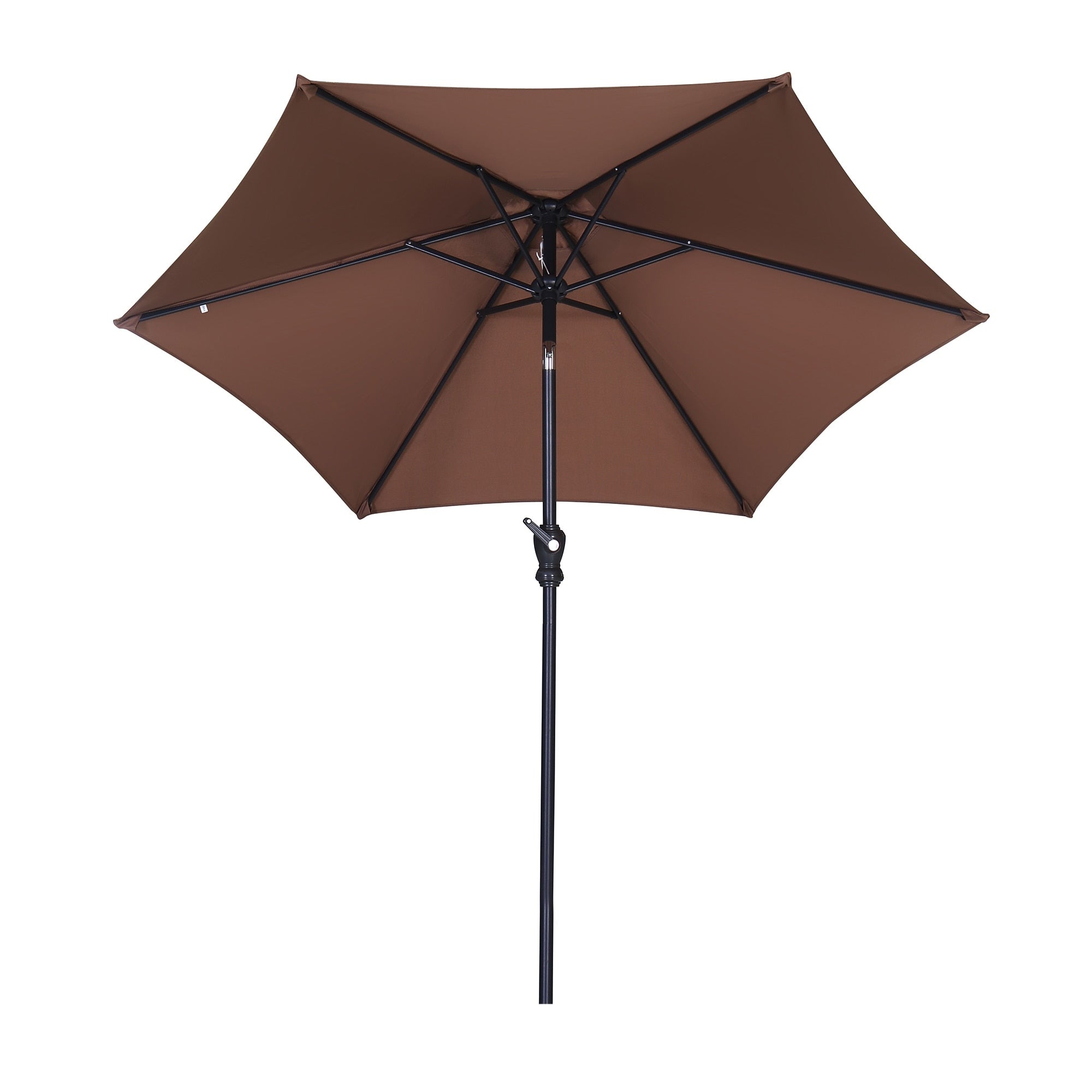 Parasol de terrasse Ainfox de 2,3 m, parasol d'extérieur inclinable multicolore sans base