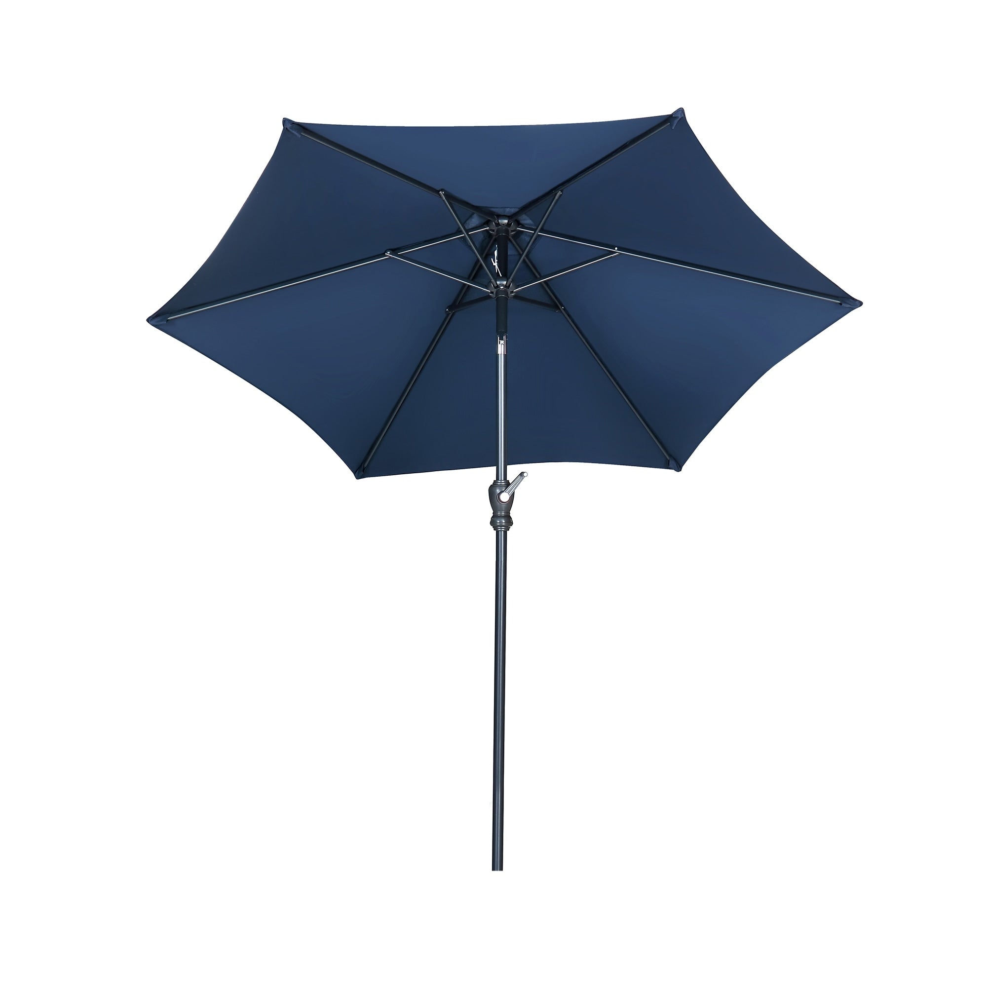 Parasol de terrasse Ainfox de 2,3 m, parasol d'extérieur inclinable multicolore sans base