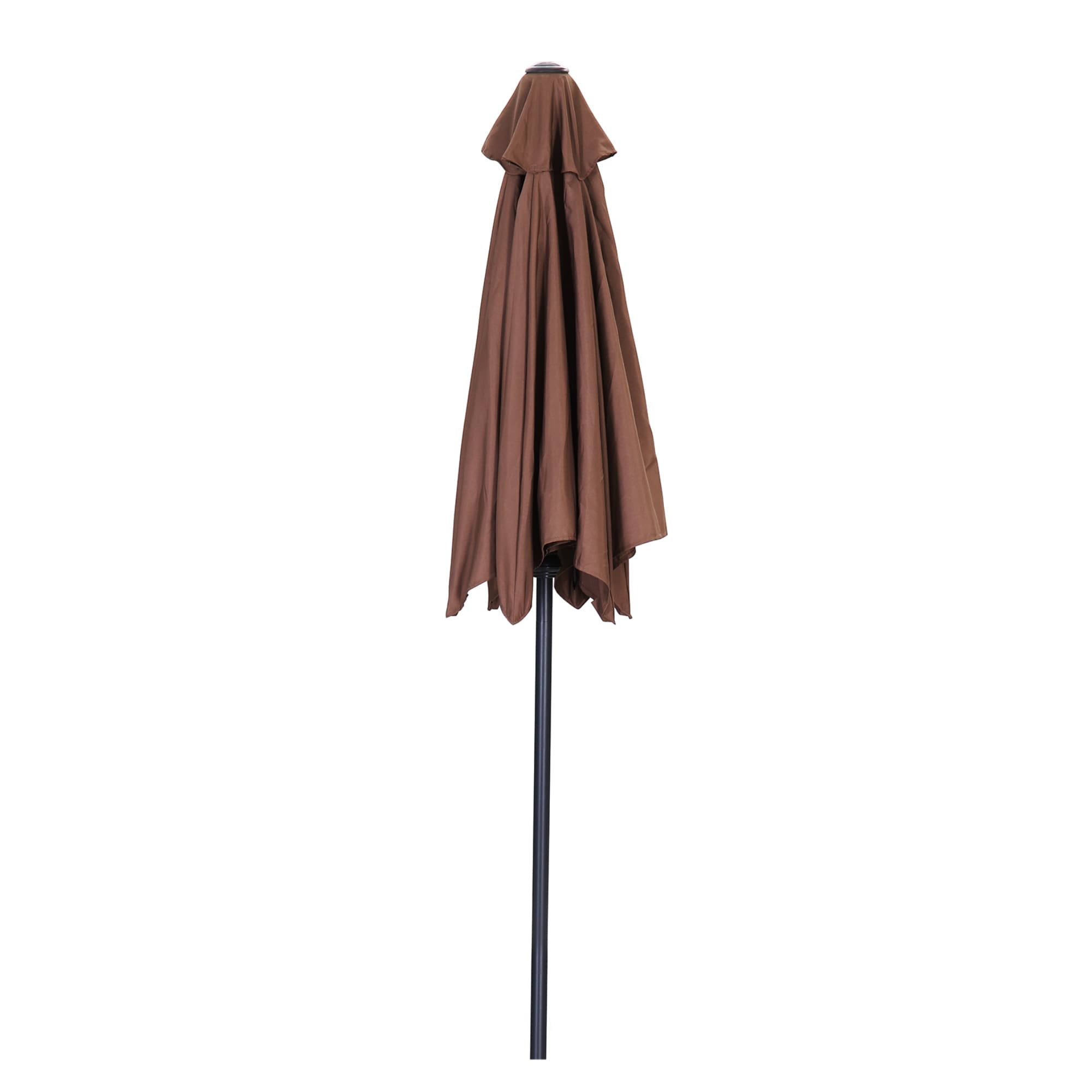Parasol de terrasse Ainfox de 2,3 m, parasol d'extérieur inclinable multicolore sans base