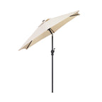 Parasol de terrasse Ainfox de 2,3 m, parasol d'extérieur inclinable multicolore sans base