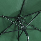 Parasol de terrasse Ainfox de 2,3 m, parasol d'extérieur inclinable multicolore sans base