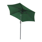 Parasol de terrasse Ainfox de 2,3 m, parasol d'extérieur inclinable multicolore sans base