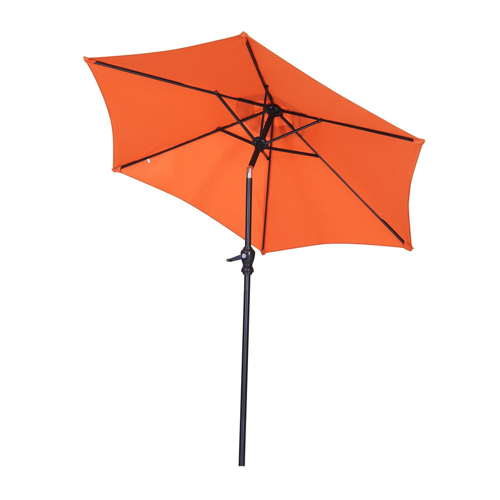 Parasol de terrasse Ainfox de 2,3 m, parasol d'extérieur inclinable multicolore sans base