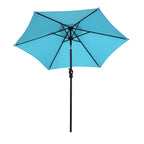 Parasol de terrasse Ainfox de 2,3 m, parasol d'extérieur inclinable multicolore sans base