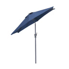 Parasol de terrasse Ainfox de 2,3 m, parasol d'extérieur inclinable multicolore sans base