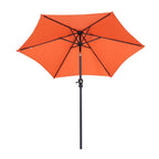 Parasol de terrasse Ainfox de 2,3 m, parasol d'extérieur inclinable multicolore sans base
