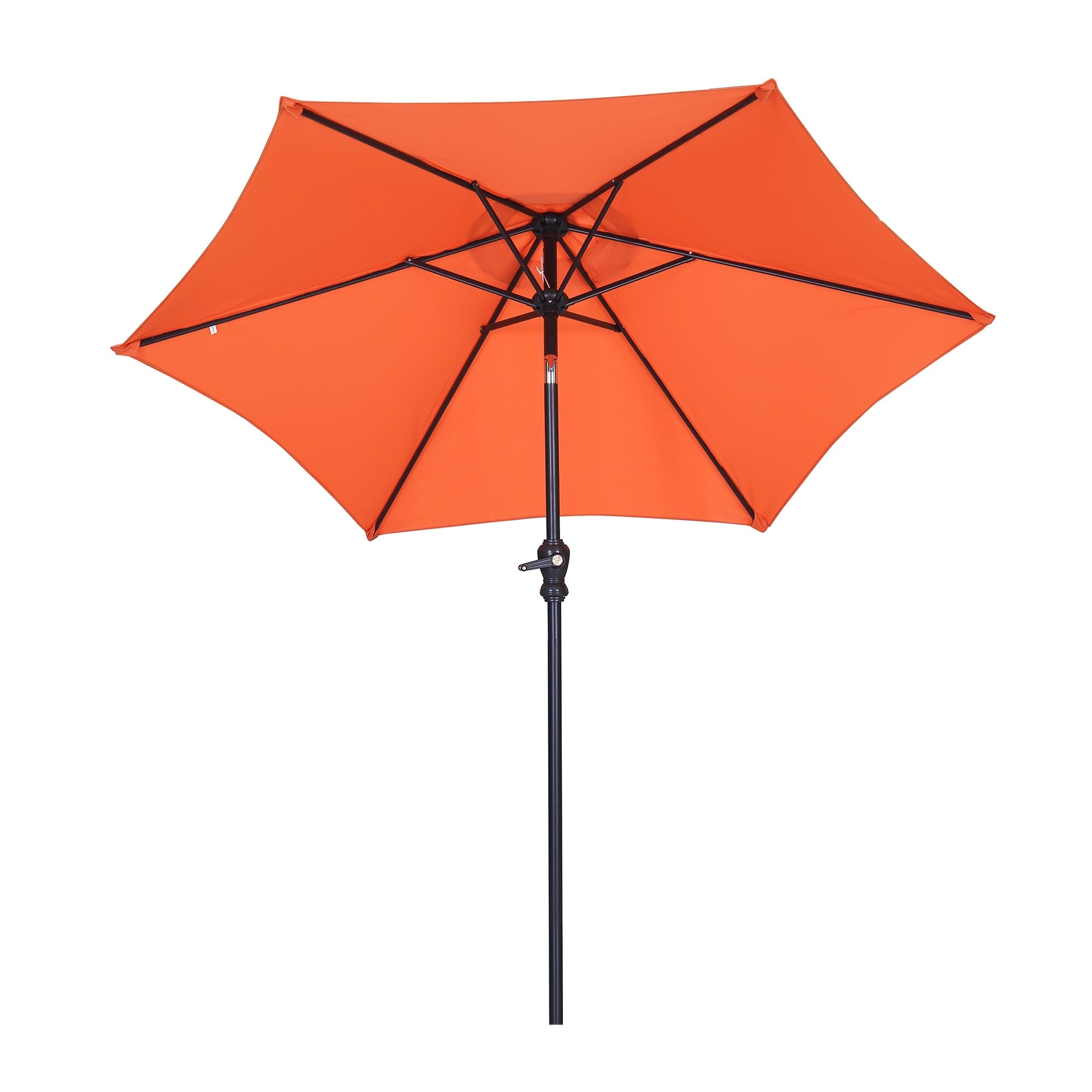 Parasol de terrasse Ainfox de 2,3 m, parasol d'extérieur inclinable multicolore sans base