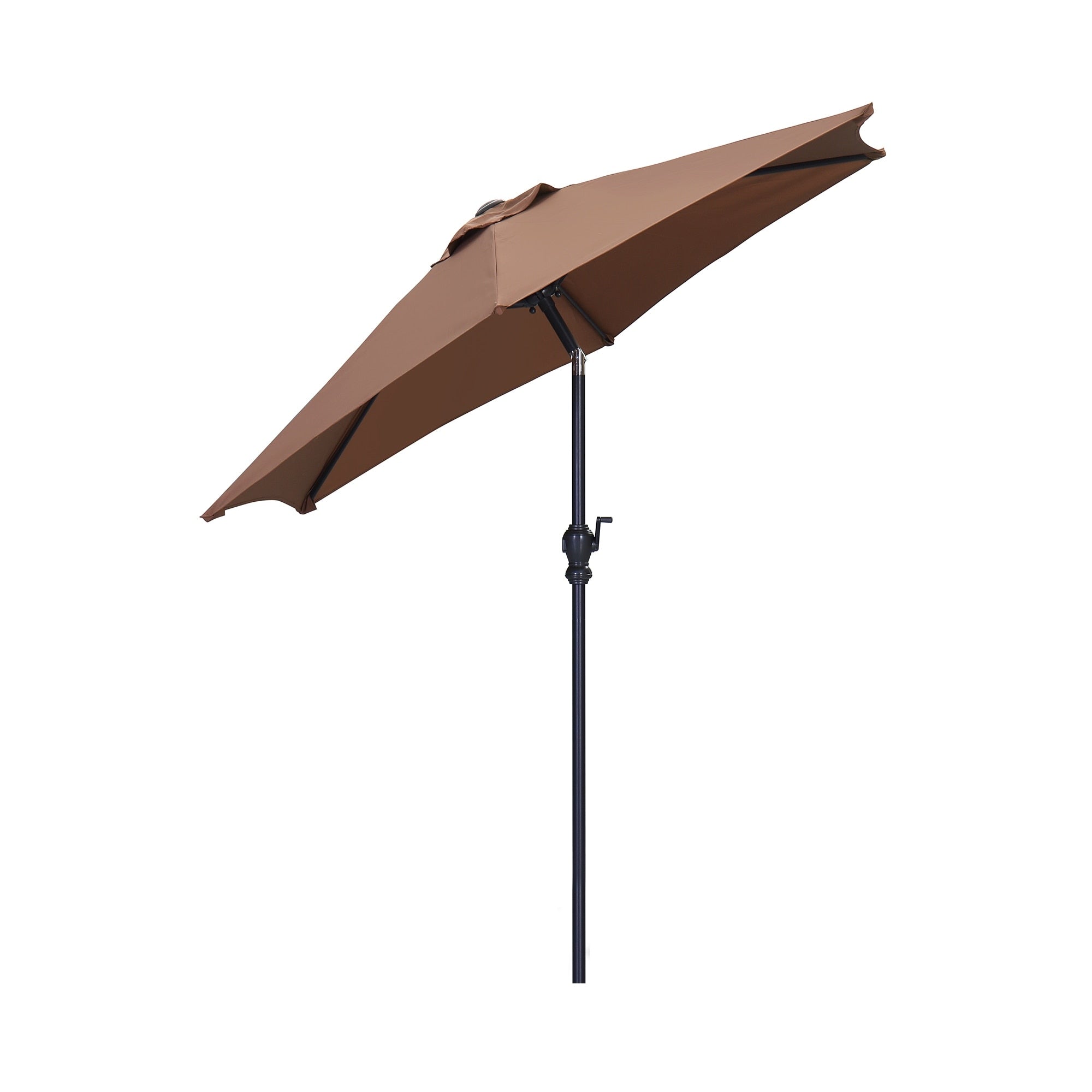 Parasol de terrasse Ainfox de 2,3 m, parasol d'extérieur inclinable multicolore sans base