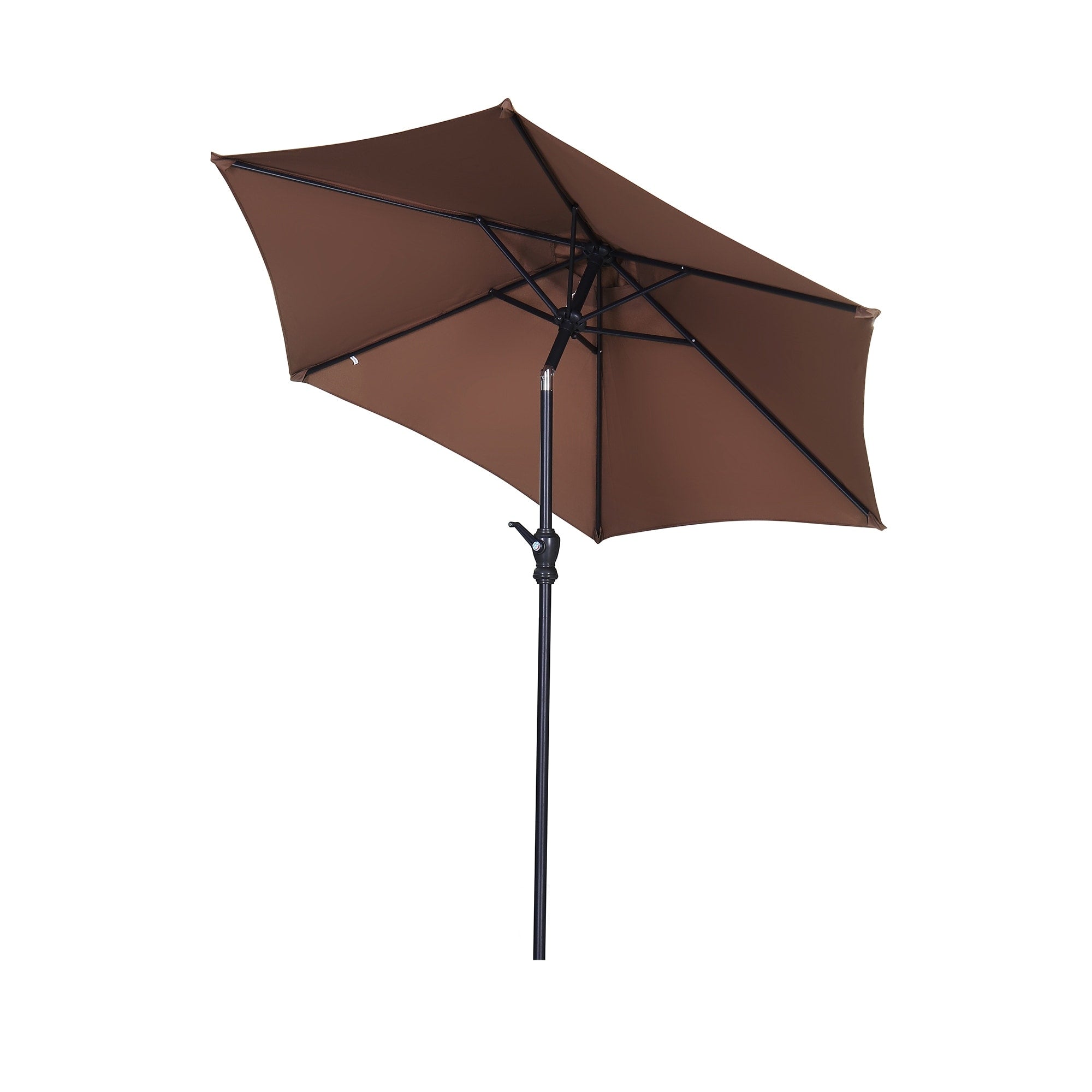 Parasol de terrasse Ainfox de 2,3 m, parasol d'extérieur inclinable multicolore sans base
