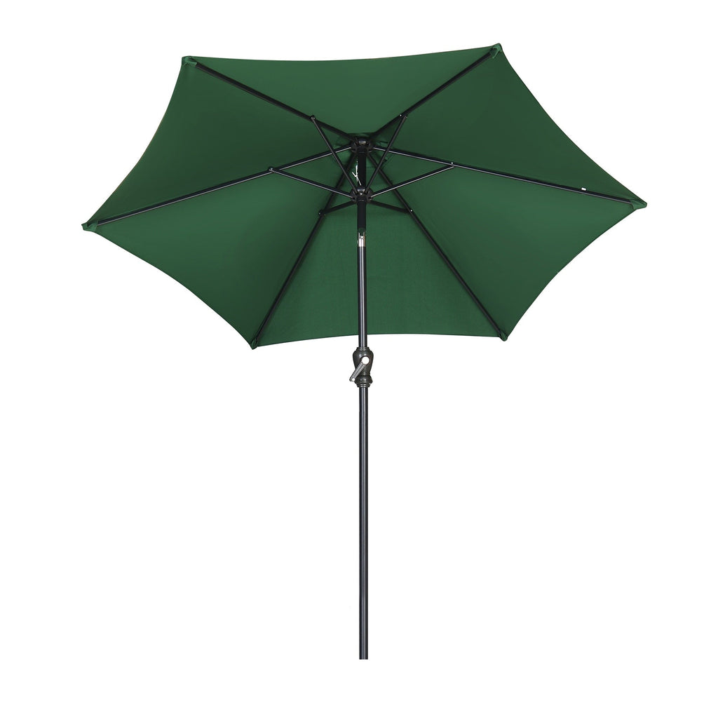 Parasol de terrasse Ainfox de 2,3 m, parasol d'extérieur inclinable multicolore sans base