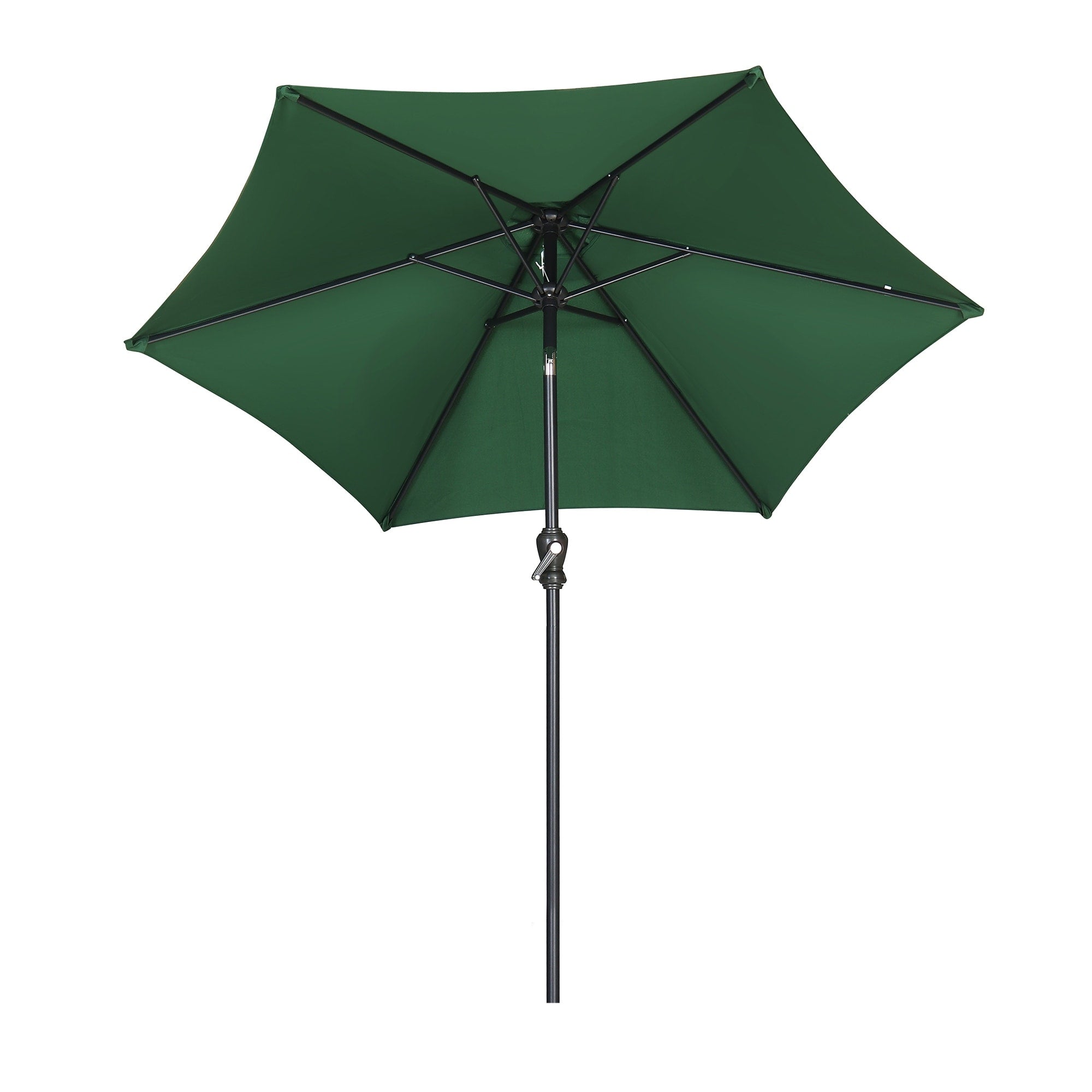 Parasol de terrasse Ainfox de 2,3 m, parasol d'extérieur inclinable multicolore sans base