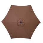 Parasol de terrasse Ainfox de 2,3 m, parasol d'extérieur inclinable multicolore sans base