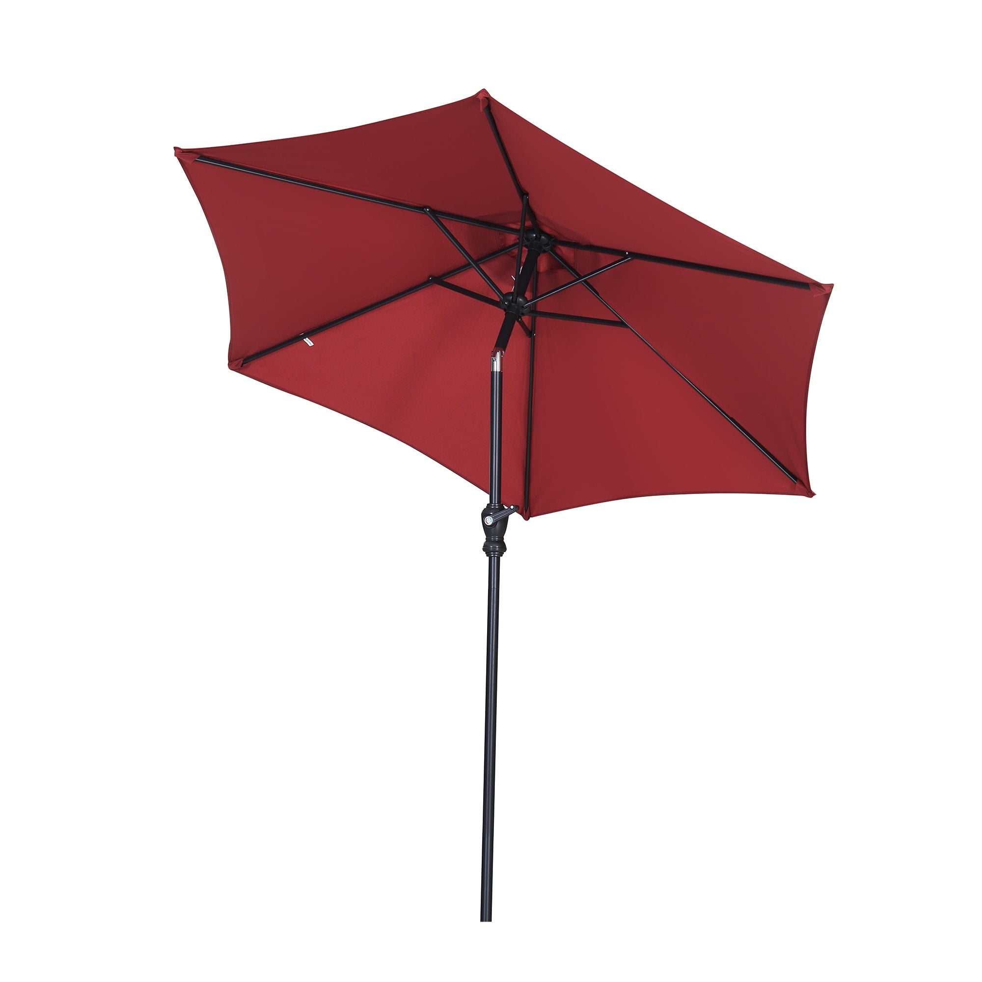 Parasol de terrasse Ainfox de 2,3 m, parasol d'extérieur inclinable multicolore sans base