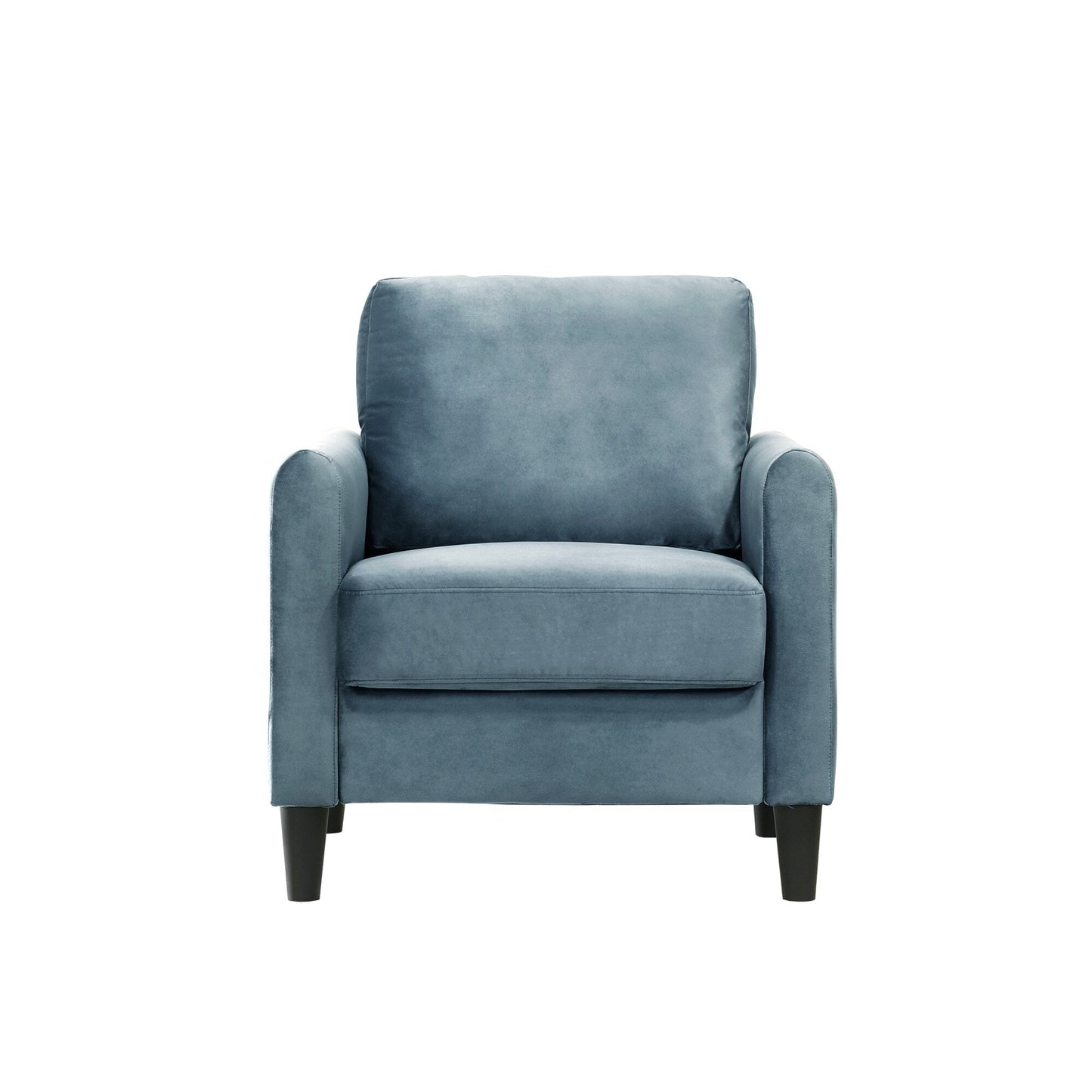 Ensemble de salon avec accoudoirs en velours Clayfell Airell