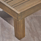 Ensemble de canapés d'extérieur Alcove en bois d'acacia 5 pièces par Christopher Knight Home