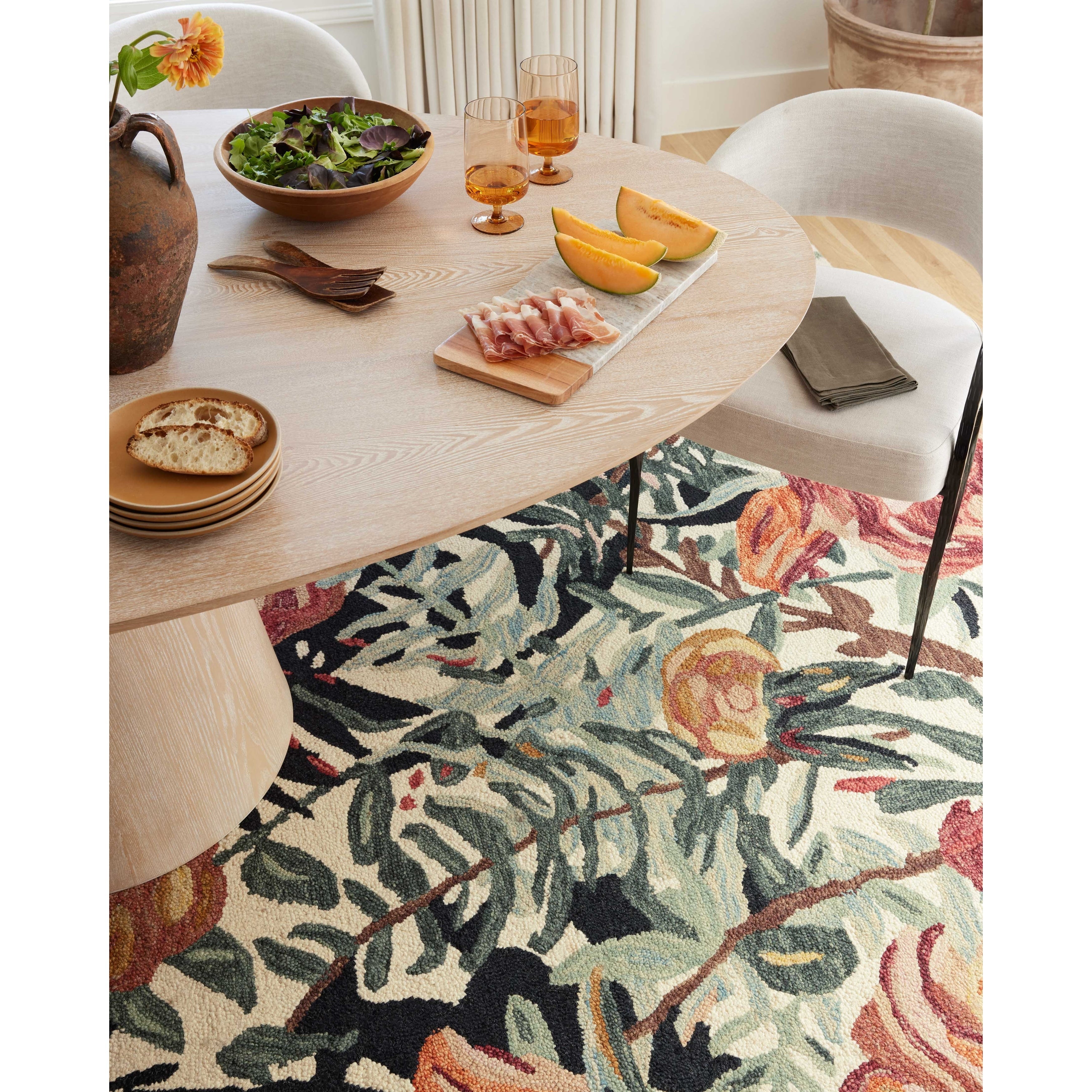 Tapis Alexander Home Evelyn Floral Bouquet