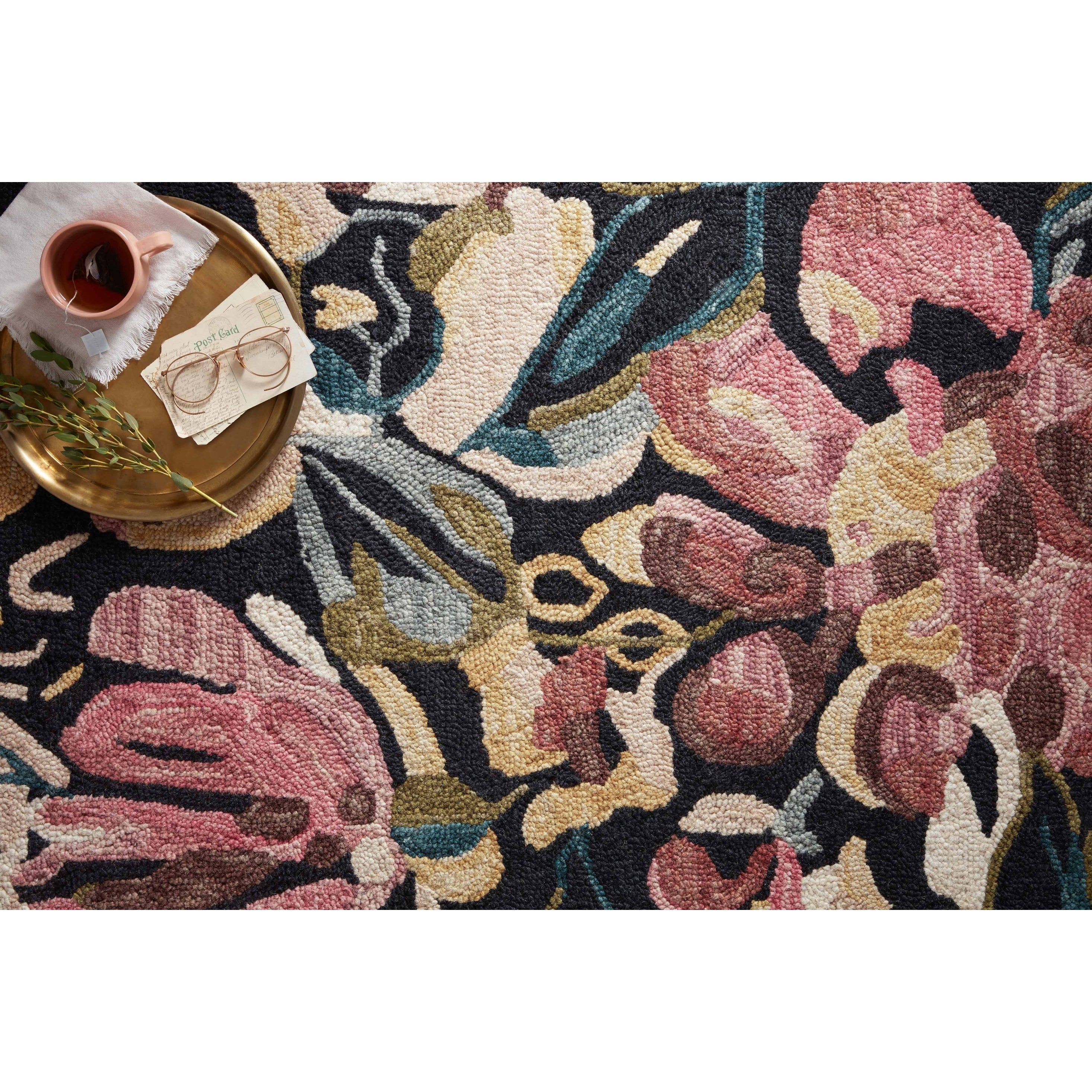 Tapis Alexander Home Evelyn Floral Bouquet